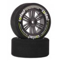 Contact RC 30mm 35sh Foam Rear Tires Carbon Black