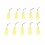 RUDDOG CA Glue Curved Steel Tips Thin (10pcs)