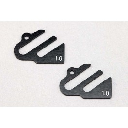 Yokomo BD10 Alu Separate Suspension Mount (NA/1mm/2pcs)