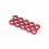 Radtec Alu Spacer 3.0 x 5.5 x 0.5mm Red