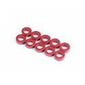 Radtec Alu Spacer 3.0 x 5.5 x 1.0mm Red