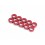 Radtec Alu Spacer 3.0 x 5.5 x 1.0mm Red
