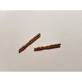 RC-PRO-SHOP Gold Connector 2mm (2pcs)