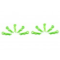 Arrowmax Small Body Clip 1/10 - Fluo Green (10)