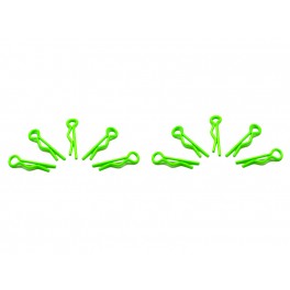 Arrowmax Small Body Clip 1/10 - Fluo Green (10) Arrowmax Small Body Clip 1/10 - Fluo Green (10)