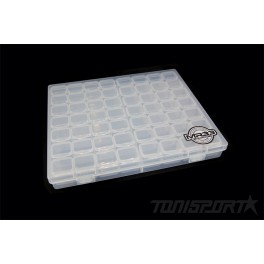 MR33 Hardware Box Large Clear 21 x 17,5 x 2,6cm, 56 in 1 box