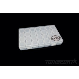 MR33 Hardware Box Medium Clear 17,5 x 11 x 2,6cm, 28 in 1 box