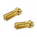 MR33 Gold LCG Connector 4mm (2pcs) Short