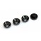 MR33 Alu Servo Washer 3.0 x 7.5mm - Black (4)