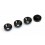 MR33 Alu Servo Washer 3.0 x 7.5mm - Black (4)