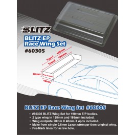 Blitz Wing Set for 190mm EP Body Blitz Wing Set for 190mm EP Body