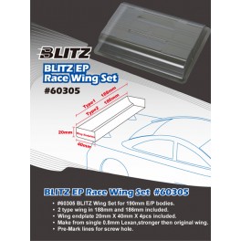 Blitz Wing Set for 190mm EP Body