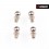 IRIS 5x4mm Ballstud (4pcs)