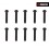 IRIS M2.5x14mm Button Head Screws (10pcs)