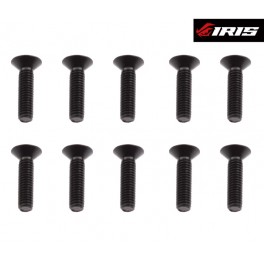 IRIS M3x12mm Flat Head Screws (10pcs)