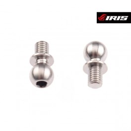 IRIS 5x4mm Ballstud - Titanium (2pcs)