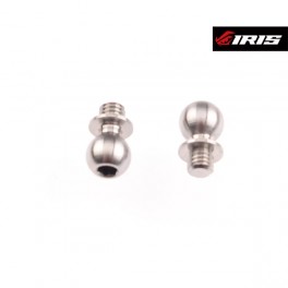 IRIS 5x2.5mm Ballstud - Titanium (2pcs) IRIS 5x2.5mm Ballstud - Titanium (2pcs)