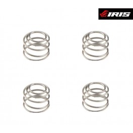 IRIS ONE Internal Shock Spring 3mm (Silver | Soft) (4pcs) IRIS ONE Internal Shock Spring 3mm (Silver | Soft) (4pcs)