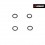 IRIS ONE Wheel Hex Plastic Shim (4pcs)