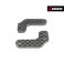 IRIS ONE 1 Rear Steering Arm Carbon Fiber - 22mm (2pcs)