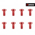IRIS Alu Centering Screws M3x6mm (Red | 8pcs)