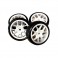 Ride TR09 Slick Tires (belted) on 10-Spoke Wheel, Pre-glued (4)