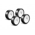 HUDY 1/10 TC C3-28 Rubber Tire Pre-Glued 4pcs, Carpet