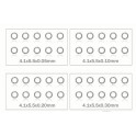 MR33 Shim Washer Set 4,1 x 5,5mm 0,05 / 0,1 / 0,2 / 0,3mm (10ea)