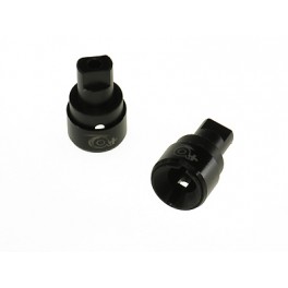 AP-21022 T4 / T3/ Spec-r R1/S1 / WRC STX Delrin Solid Axle Driveshaft Adapters (2) AP-21022 T4 / T3/ Spec-r R1/S1 / WRC STX Delrin Solid Axle Driveshaft Adapters (2)