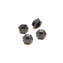 CSO-Alu 5.5mm Wheel Adapter Black 4pcs