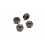 CSO-Alu 5.5mm Wheel Adapter Black 4pcs